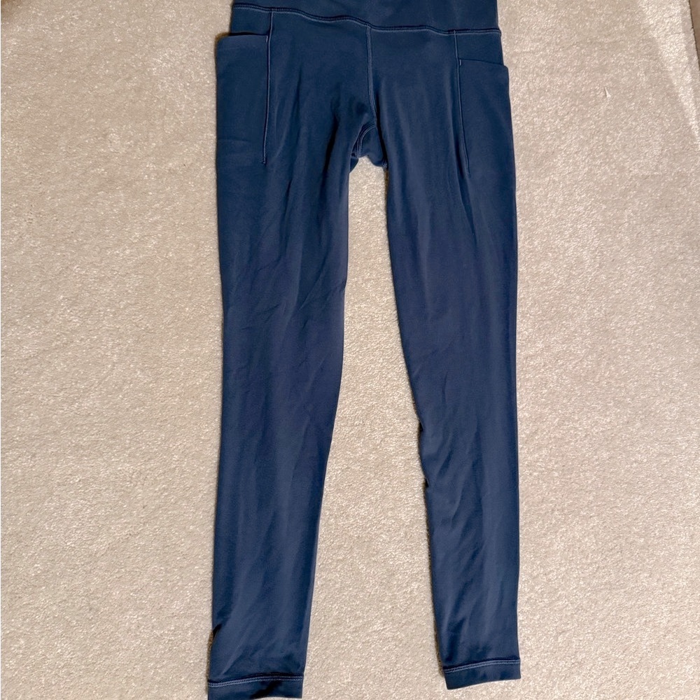 Athleta Blue 7/8 Tights
